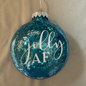 Handmade Glittered Ornament
